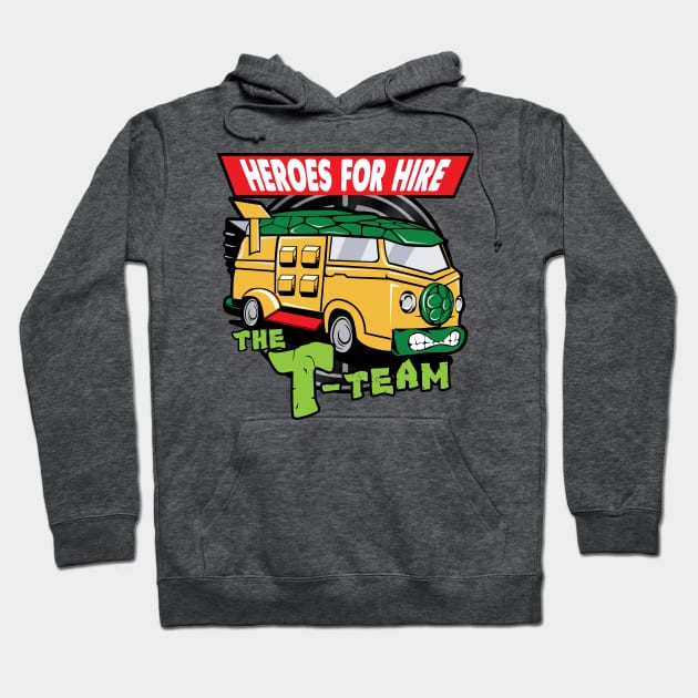 T-Team: Heroes For Hire Hoodie by DeepDiveThreads